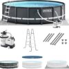 Intex Ultra XTR 14 ft. Round 42 in. Deep Soft Sided Above Ground Swimming Pool