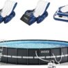 Intex Ultra XTR Round Frame Pool with Pump, Cooler, and Floats (2 Pack)