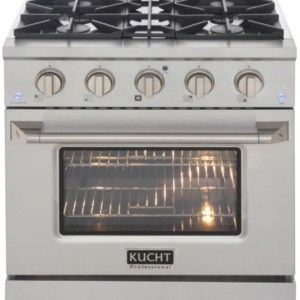 Kucht 30 Gas Range in Titanium